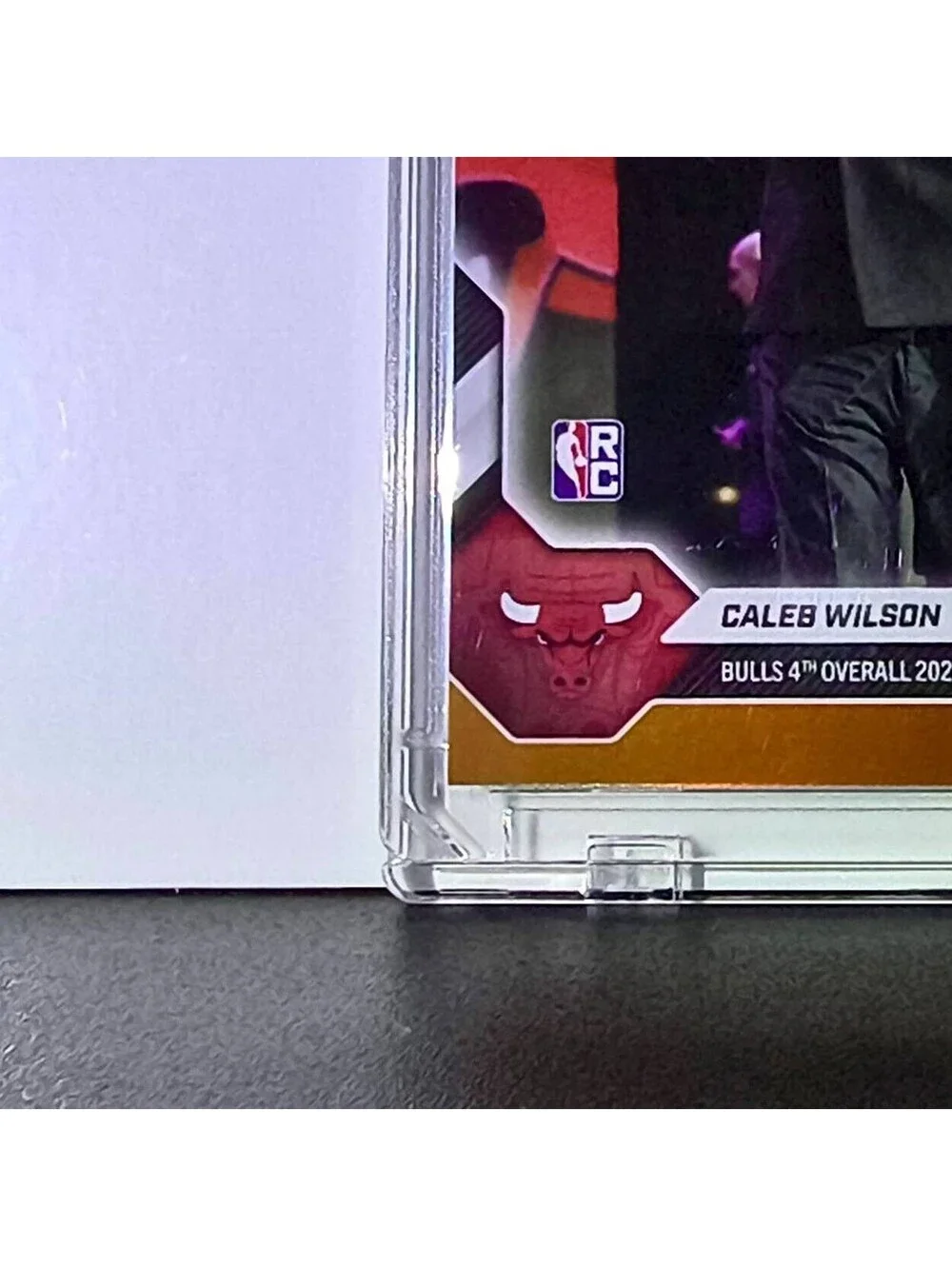 Caleb Wilson Rookie 2026-27 Topps NBA Draft Night Orange Foil 11/25 #CWIL Bulls